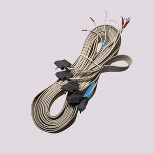 Bose Acoustimass Ribbon Cable 5 Surround Speaker RCA to Bare Wire White